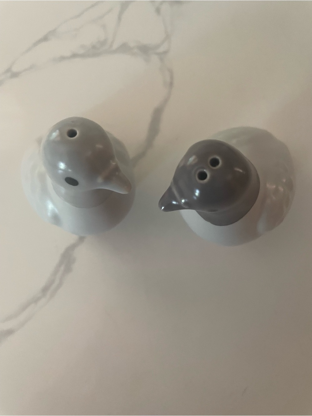 Fred Ceramic Clay Pigeon Salt & Pepper Set - Picture 6 of 8